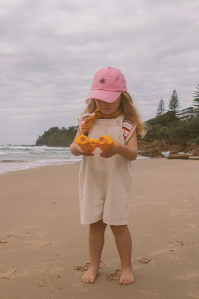 【GROWN】Organic Everyday Twill Short Overalls Milk オーバーオール 6-12m,12-18m,18-24m,2-3y,3-4y（Sub Image-6） | Coucoubebe/ククベベ