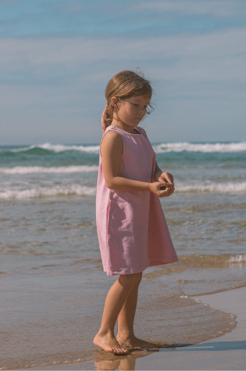 【GROWN】Organic Shift Denim Dress Candy ワンピース 12-18m,18-24m,2-3y  | Coucoubebe/ククベベ