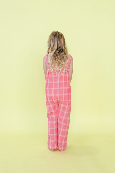 【GROWN】Cotton Check Playsuit  オーバーオール 12-18m,18-24m,2-3y,3-4y（Sub Image-5） | Coucoubebe/ククベベ