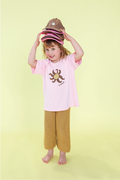 【GROWN】Organic Open Knit Pants Mustard パンツ 6-12m,12-18m,18-24m,2-3y,3-4y（Sub Image-3） | Coucoubebe/ククベベ