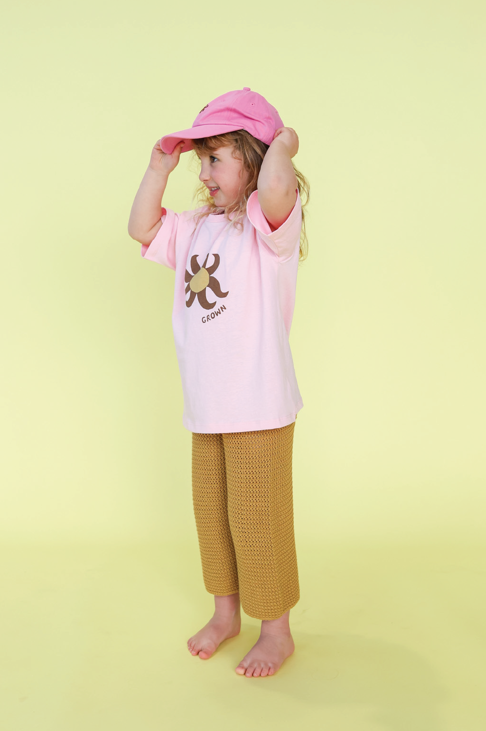 【GROWN】Sunny Cotton Cap Candy 帽子 KID  | Coucoubebe/ククベベ