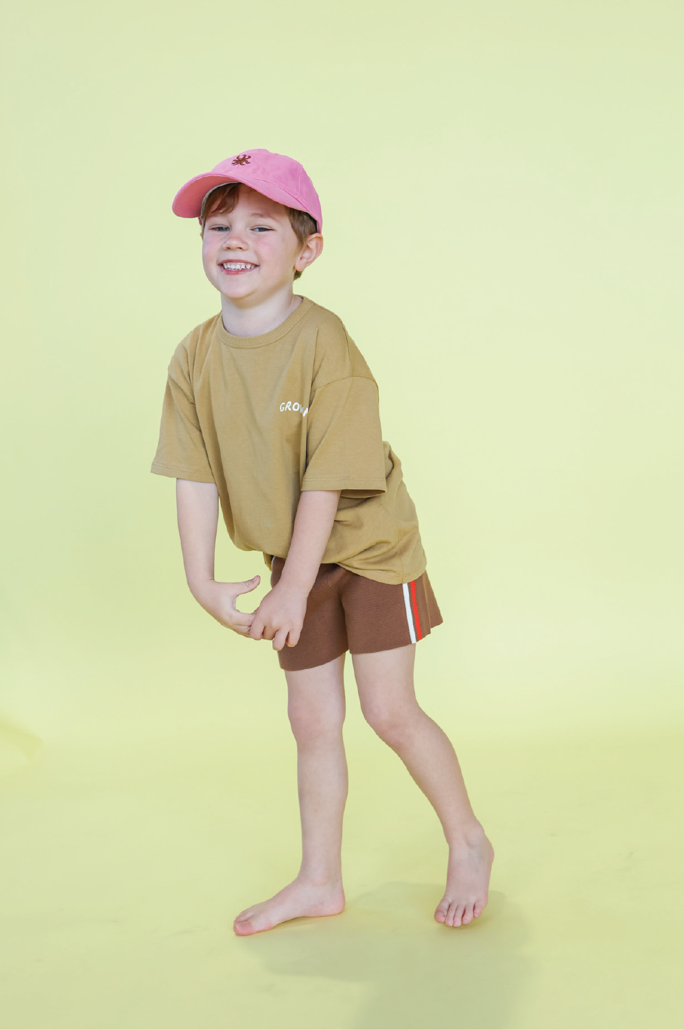 【GROWN】Sunny Cotton Cap Candy 帽子 KID  | Coucoubebe/ククベベ
