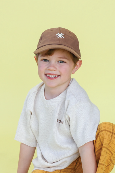 【GROWN】Sunny Cotton Cap Brownie 帽子 KID（Sub Image-2） | Coucoubebe/ククベベ