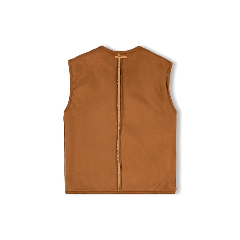 【nixnut】Os Bodywarmer Caramel ベスト 74/80,86/92,98/104  | Coucoubebe/ククベベ