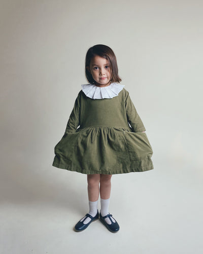 【AS WE GROW】Pleated Collar White つけ襟（Sub Image-3） | Coucoubebe/ククベベ