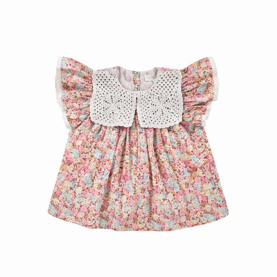 【LOUISE MISHA】【30%OFF】Dress Warisa Pink Sweet Pastel ワンピース 24m,3y,4y（Sub Image-2） | Coucoubebe/ククベベ
