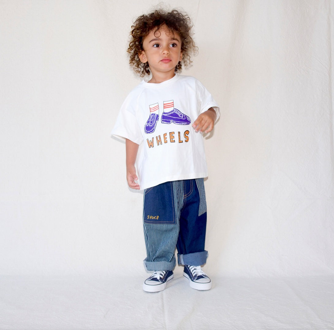 【SAUCE mini】WHEELS TEE Tシャツ 12-18ｍ,2-3Y,4-5Y  | Coucoubebe/ククベベ