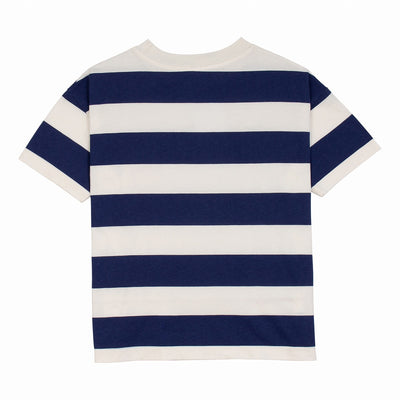 【WYNKEN】【30%OFF】Wide Stripe Tee Ecru/Navy Tシャツ 3Y,4Y,6Y（Sub Image-2） | Coucoubebe/ククベベ
