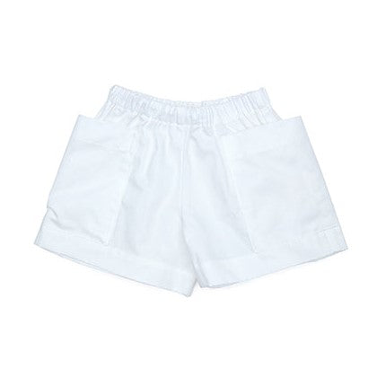 【AS WE GROW】【30%OFF】Pocket shorts White ショートパンツ 6-18m,18-36m,3-5Y  | Coucoubebe/ククベベ