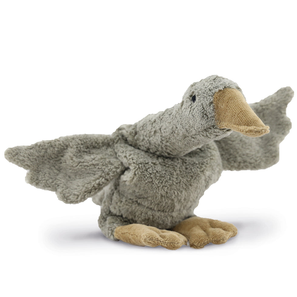 【SENGER Naturwelt】Cuddly animal Goose grey vegan small ガチョウのぬいぐるみ Sサイズ  | Coucoubebe/ククベベ