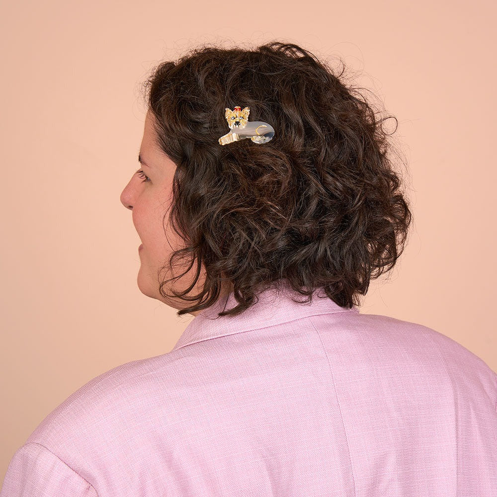 【Coucou Suzette】Yorkshire Hair Clip ヨークシャーテリアヘアクリップ  | Coucoubebe/ククベベ