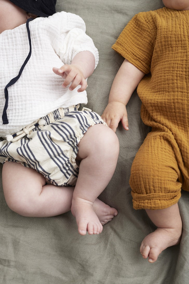 【my little cozmo】【30%OFF】Vintage stripes baby bloomers Ivory ブルマ 12m,18m,24m  | Coucoubebe/ククベベ
