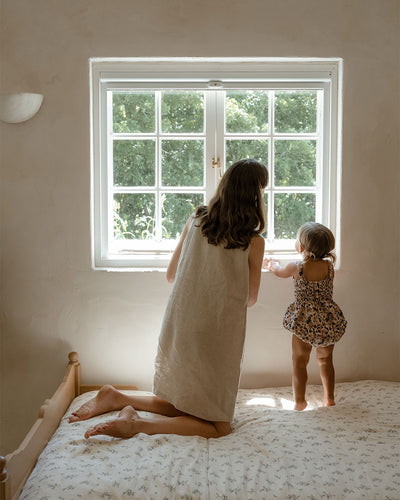 【son and daughter】Alaya Romper ロンパース6-12m, 1y,2y（Sub Image-7） | Coucoubebe/ククベベ