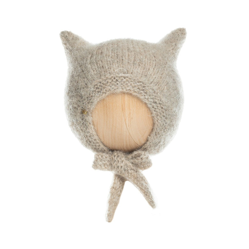 bambolina kitty bonnet 6-12m | reelemin242.com