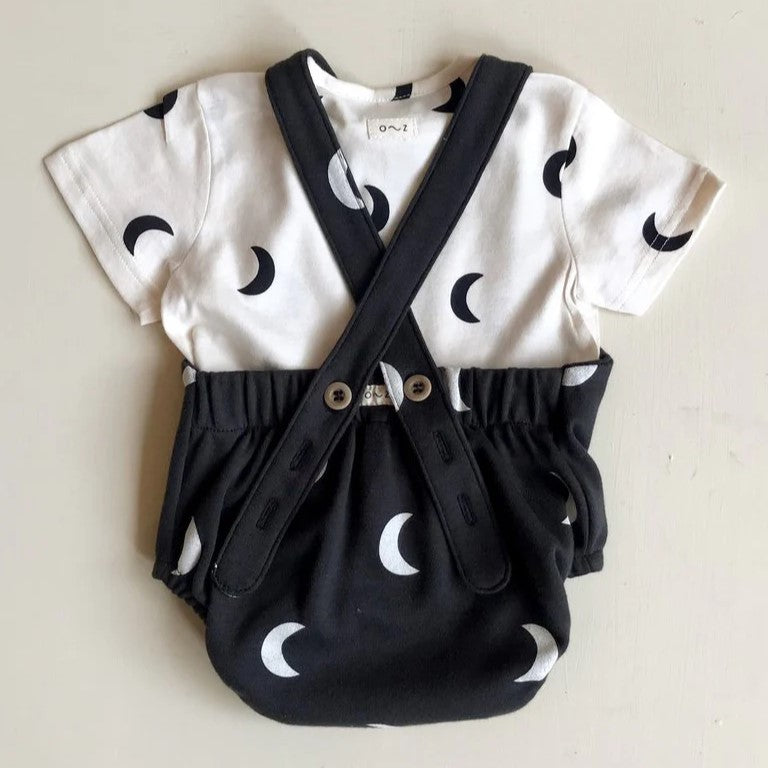 【organic zoo】Black Midnight Bloomers with Braces ブルマ 6-12M,1-2Y  | Coucoubebe/ククベベ