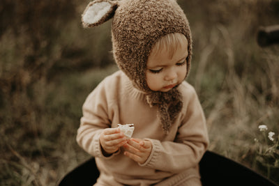 【Bambolina】brown sheep シープボンネット 6-12m,1-3y（Sub Image-4） | Coucoubebe/ククベベ