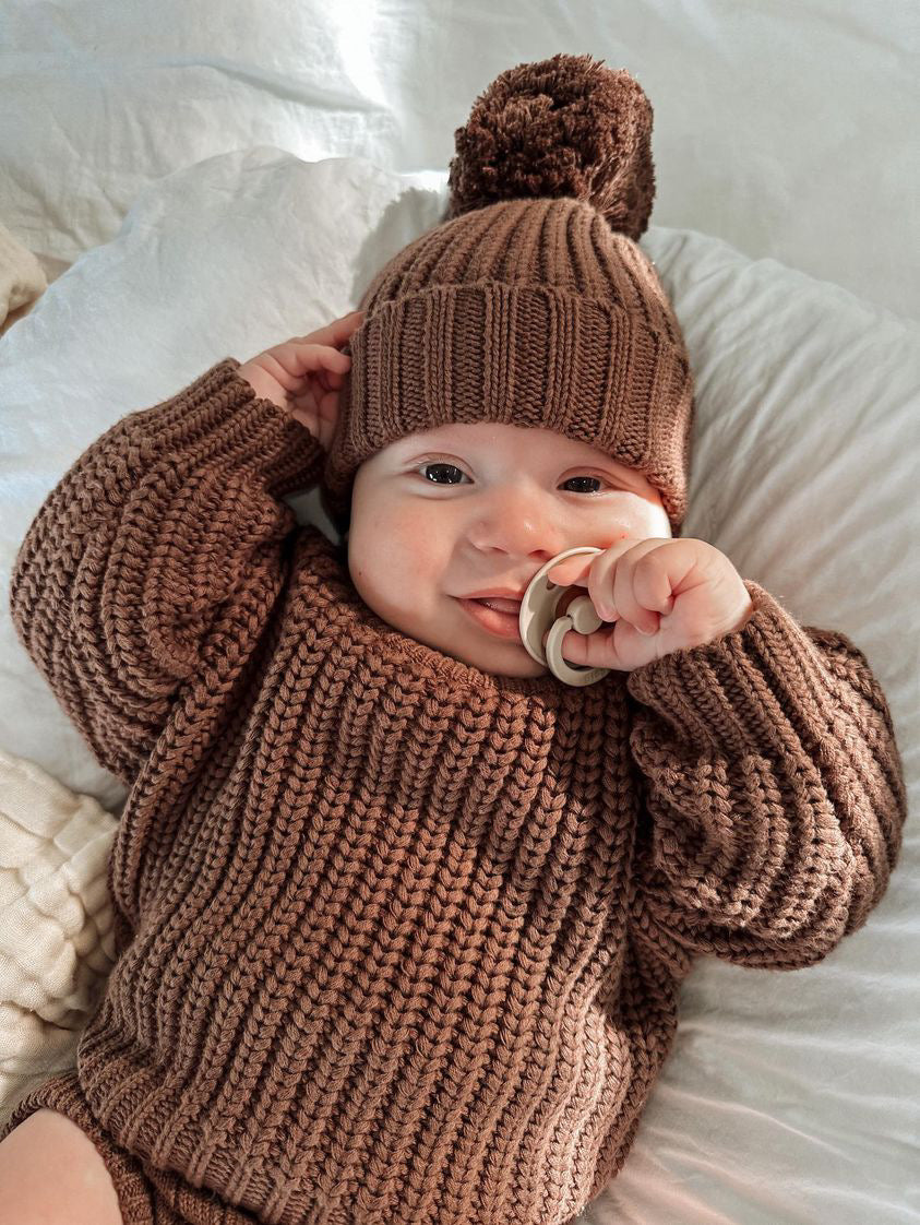 【BELLE&SUN】【40%OFF】Chunky Knitted Sweater 長袖ニット 6-12M,1Y,2Y  | Coucoubebe/ククベベ