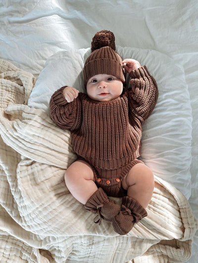 【BELLE&SUN】【40%OFF】Chunky Knitted Sweater 長袖ニット 6-12M,1Y,2Y（Sub Image-5） | Coucoubebe/ククベベ