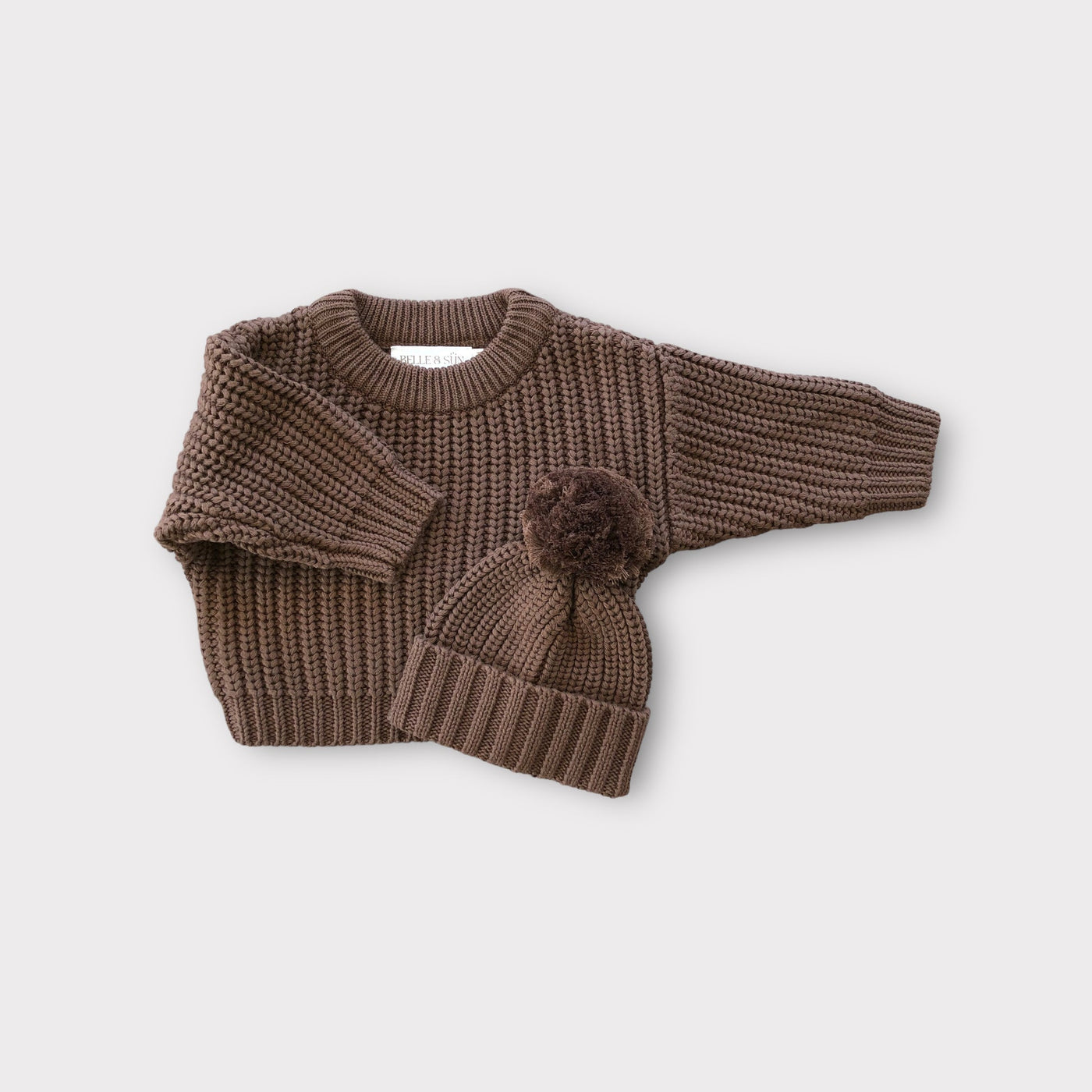 【BELLE&SUN】【40%OFF】Chunky Knitted Sweater 長袖ニット 6-12M,1Y,2Y  | Coucoubebe/ククベベ