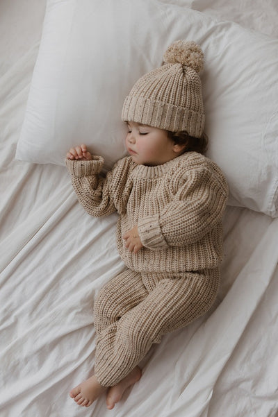 【BELLE&SUN】【30%OFF】Tieup Knitted PANTS ニットパンツ 6-12M,1Y,2Y（Sub Image-7） | Coucoubebe/ククベベ