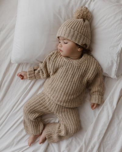 【BELLE&SUN】【30%OFF】Tieup Knitted PANTS ニットパンツ 6-12M,1Y,2Y（Sub Image-8） | Coucoubebe/ククベベ