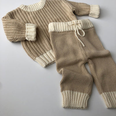 【BELLE&SUN】【30%OFF】TwoTone Knitted Sweater 長袖ニット 6-12M,1Y,2Y（Sub Image-9） | Coucoubebe/ククベベ