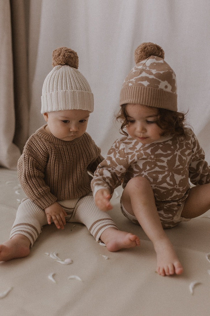 【BELLE&SUN】【30%OFF】Beanie Waterlily ニット帽 3-12m,1-2y,3-4y  | Coucoubebe/ククベベ