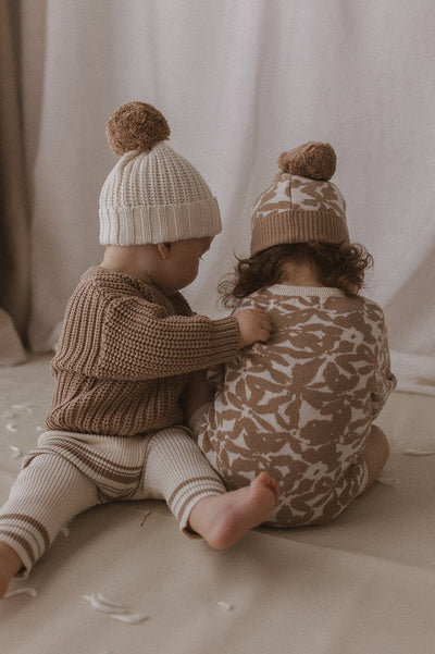 【BELLE&SUN】【30%OFF】Beanie Waterlily ニット帽 3-12m,1-2y,3-4y（Sub Image-5） | Coucoubebe/ククベベ