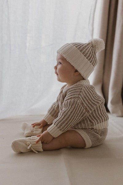 【BELLE&SUN】【30%OFF】Knit Sweater Pebble セーター 12-18m,18-24m,2-3y（Sub Image-9） | Coucoubebe/ククベベ