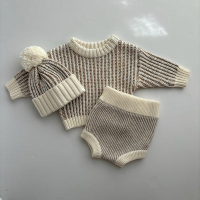 【BELLE&SUN】【30%OFF】Knit Sweater Pebble セーター 12-18m,18-24m,2-3y（Sub Image-10） | Coucoubebe/ククベベ