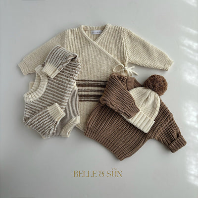 【BELLE&SUN】【30%OFF】Beanie Natural/Cedar ニット帽 3-12m,1-2y,3-4y（Sub Image-9） | Coucoubebe/ククベベ