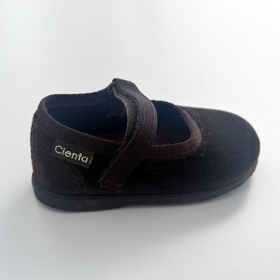 【Cienta】ベロアストラップシューズ MARRON size20-25（Sub Image-7） | Coucoubebe/ククベベ
