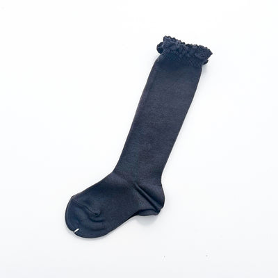 【cóndor】Knee socks with lace edging cuff レースエッジングカフニーソックス 0,2,4,6（Sub Image-6） | Coucoubebe/ククベベ