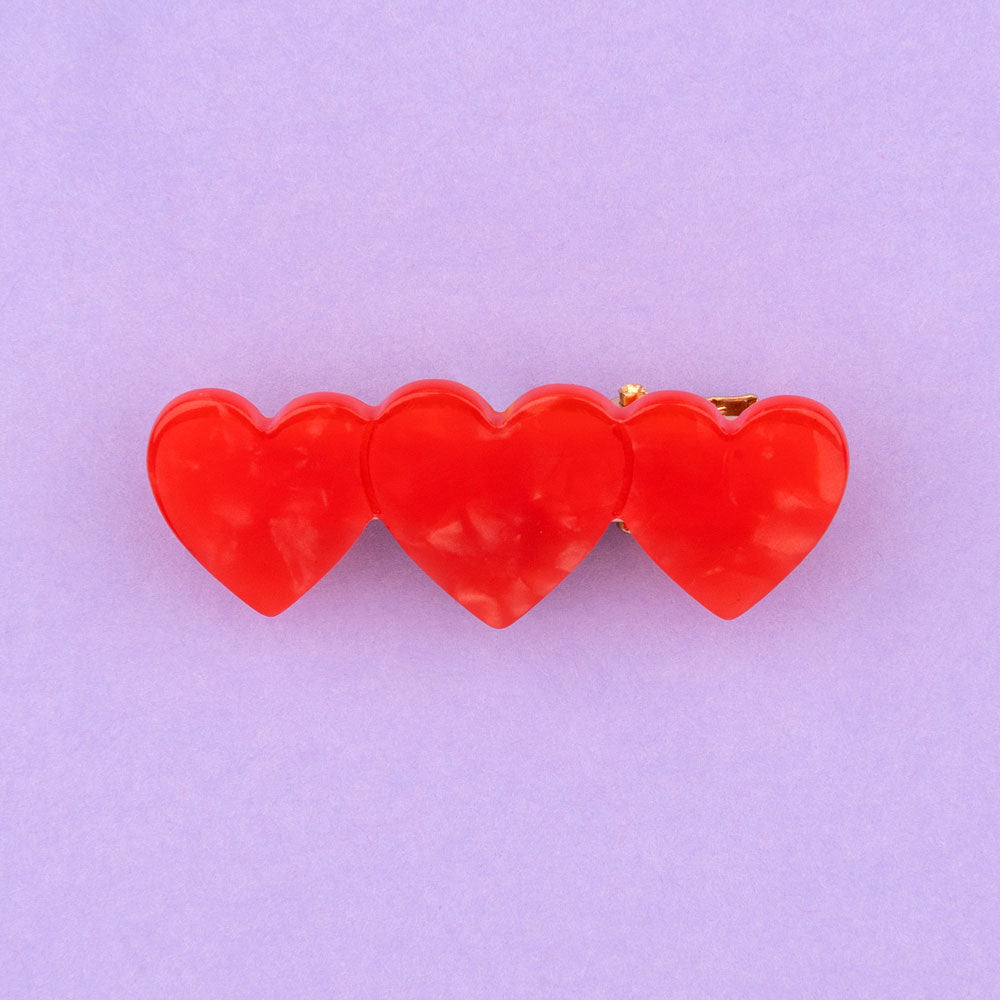 【Coucou Suzette】Heart Hair Clip ハートヘアクリップ  | Coucoubebe/ククベベ