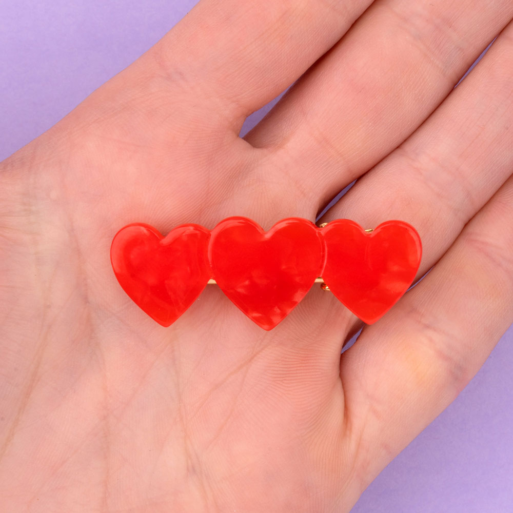 【Coucou Suzette】Heart Hair Clip ハートヘアクリップ  | Coucoubebe/ククベベ