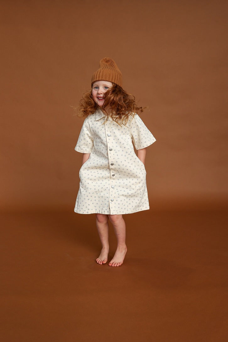 【GROWN】Collar Dress Garden ワンピース 12-18m,18-24m,2-3y,3-4y  | Coucoubebe/ククベベ