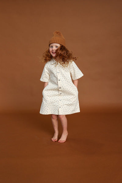 【GROWN】Collar Dress Garden ワンピース 12-18m,18-24m,2-3y,3-4y（Sub Image-7） | Coucoubebe/ククベベ
