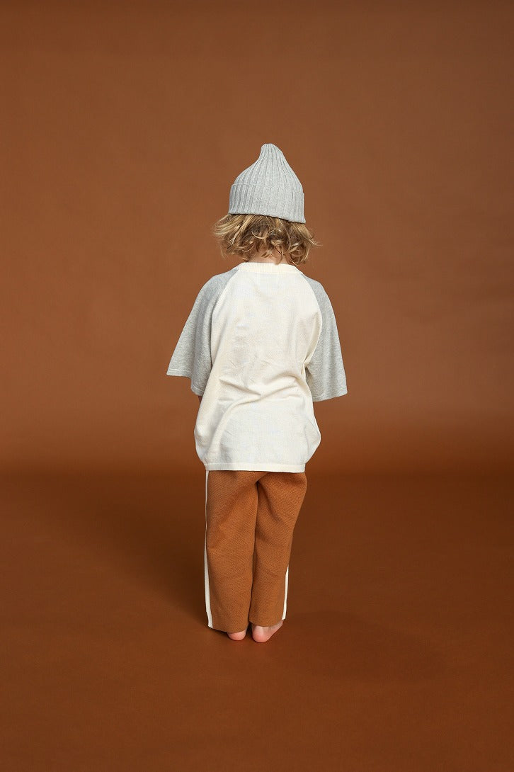 【GROWN】Raglan Tee Milk Tシャツ 12-18m,18-24m,2-3y,3-4y  | Coucoubebe/ククベベ