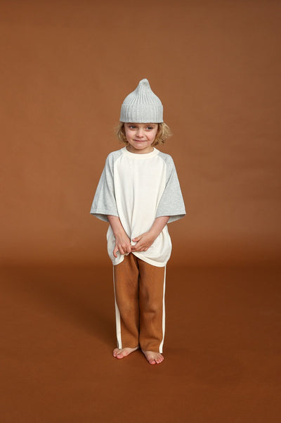 【GROWN】Ribbed Pixie Beanie Grey Marle 帽子 S,M,L（Sub Image-6） | Coucoubebe/ククベベ