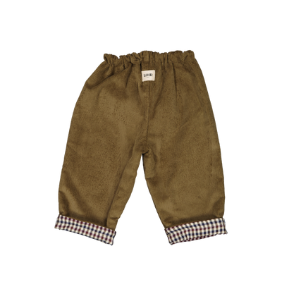 【LOIR Paris】Pantalon NINI réversible Velours camel パンツ 12m,18m,24m,36m（Sub Image-2） | Coucoubebe/ククベベ