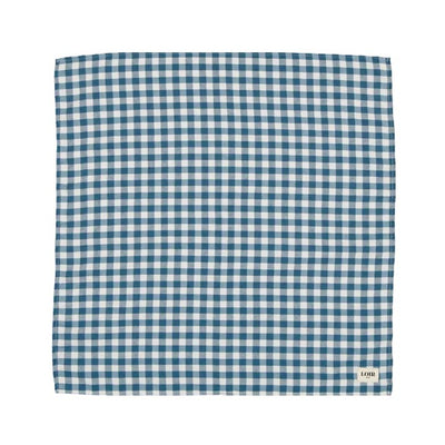 【LOIR Paris】ALFRED GREEN VICHY  スカーフ（Sub Image-2） | Coucoubebe/ククベベ