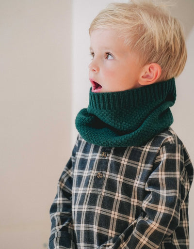 【LOIR Paris】Blouse KURTA GREY TARTAN ブラウス 24m,36m（Sub Image-4） | Coucoubebe/ククベベ