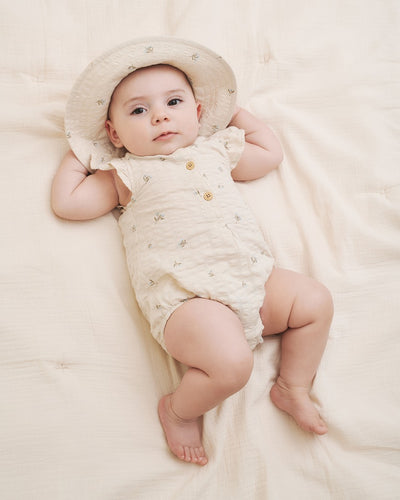 【garbo&friends】【30%OFF】Grace Seersucker Frill Romper ロンパース 2-6m（Sub Image-3） | Coucoubebe/ククベベ