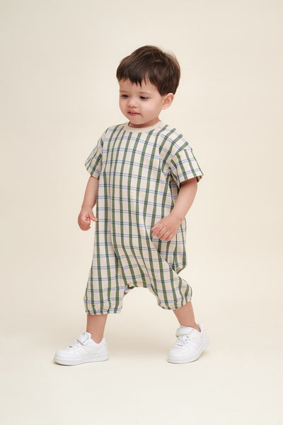 【garbo&friends】Lisboa Stripe Structured Jersey Onesie ロンパース 6-12m,1-2y（Sub Image-4） | Coucoubebe/ククベベ