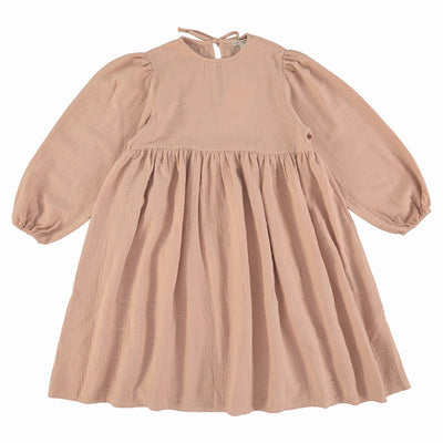 【Bebe Organic】Iris Dress Winter Blush ワンピース 2Y,4Y（Sub Image-1） | Coucoubebe/ククベベ