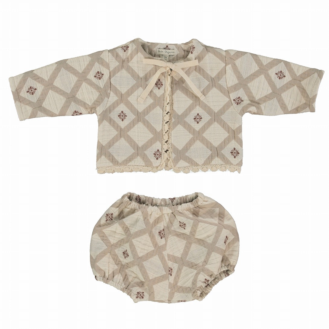 【Bebe Organic】Joan Baby Set Nostalgia Joan ベビーセット 12m,18m,24m  | Coucoubebe/ククベベ