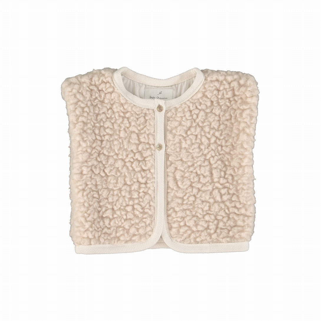 【Bebe Organic】Laine Vest Natural ベスト 2Y,4Y  | Coucoubebe/ククベベ