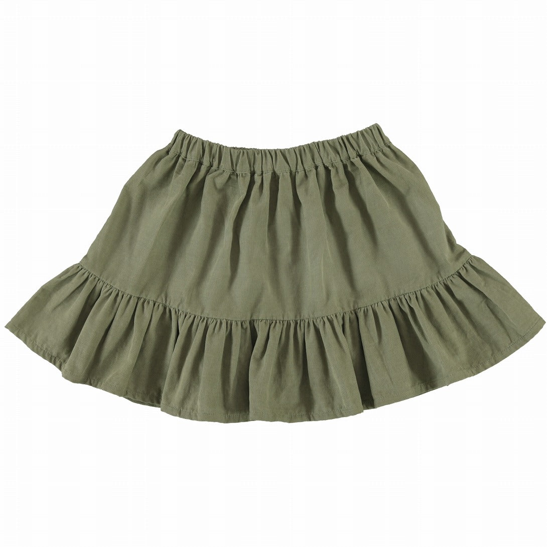 【Bebe Organic】Matilda Skirt Olive スカート 2Y,4Y  | Coucoubebe/ククベベ