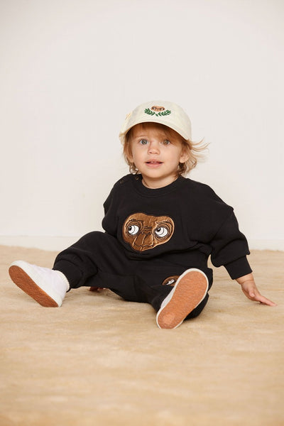 【mini rodini】E.T application sweatpants Black パンツ 80/86,92/98,104/110,116/122（Sub Image-5） | Coucoubebe/ククベベ