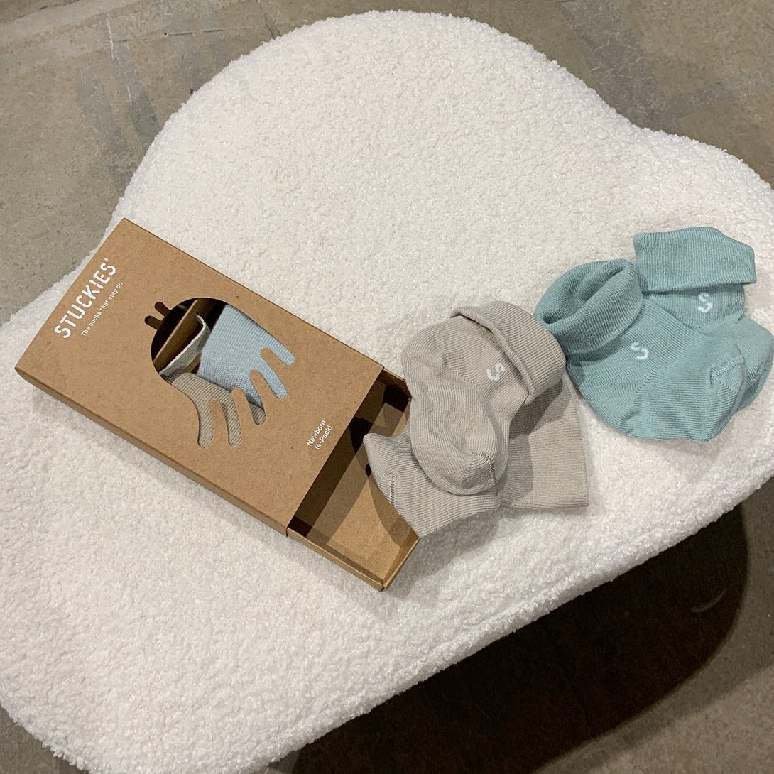 【STUCKIES】Newborn Gift Set 4 pairs Doe 靴下４足セット 0-3M  | Coucoubebe/ククベベ